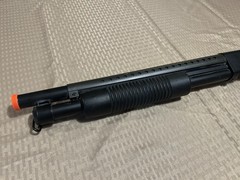 Double Eagle M58A M500 Tactical Heavy Weight Airsoft Pump Shotgun w/ Full Stock