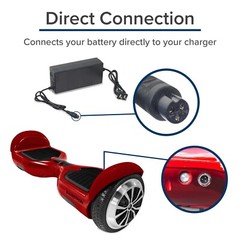 Mini 3-Prong 4-Wire Charger Port for Swagtron Hoverboard, Electric Hover E-Board