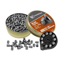 Harpex Airgun pellets Slug Pointed .177 / 4.5mm Cal 9.4gr/0.6g – High Acuraccy