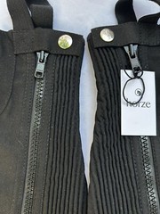 HORZE Amara Equestrian English Riding Unisex Kids Half Chaps Synthetic Leather S