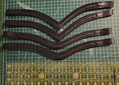 Leather Empty Channel Browbands; Sizes 15-17″; Various Styles