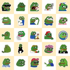 Mix 10/50 PCs Pepe the Frog MEME Cartoon Anime Luggage Car Sticker -No Duplicate