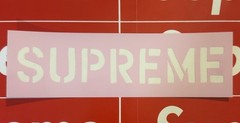 Supreme Hard Pink Logo Sticker (Clear Sticker) SS26 Authentic Ships Same Day ✉️