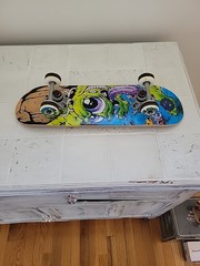 Rare Kryptonics Rat Fink style 23″ in skateboard. Nice piece