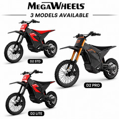 Adult Electric Dirt Bike 6000W Peak Top Speed Off Road All Terrain E Motorcycle