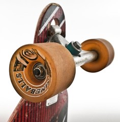 USED 41″ Sector 9 Skull Longboard Complete Gullwing Drop-through 74mm Nineballs