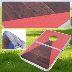 Portable Cornhole Board Set for Kids Teens & Adults, 24×16 Inch Foldable Corn