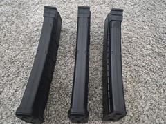 x3 Blue Box And LCT Mid Cap Ak Airsoft AEG Mags