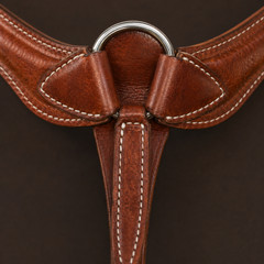 Challenger USA Made Horse Tack Hermann Oak Leather Pulling Breast Collar