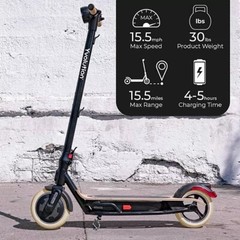 Yvolution YES Adult Electric Scooter, Black