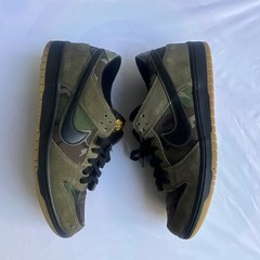 Nike SB Dunk Low Pro Camo Multi-Color Skateboarding Shoes US 10 Medium