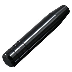 Long Shift Knob Weighted Aluminum Alloy Polished Metal Driving Handle Stick Red
