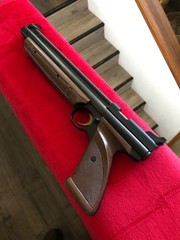 CROSMAN AMERICAN CLASSIC 1377 AIR PISTOL W/ MODEL 1399 SHOULDER STOCK