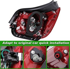 Tail Light Compatible with 2013 2014 2015 Chevy Malibu LT LS Left Driver Side