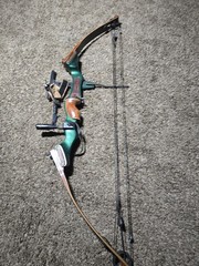 Vtg Martin M-44 Firecat Compound Bow Package 45-60#