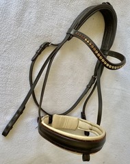 STUNNING Otto Schumacher #2 Full Horse Comfort Crown BRIDLE~Swarovski Crystal