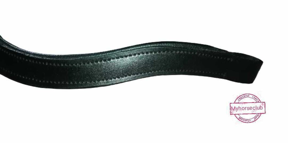 (LOT OF 2) PCS New Genuine Empty channel Leather Browband horse Qty- 2pcs