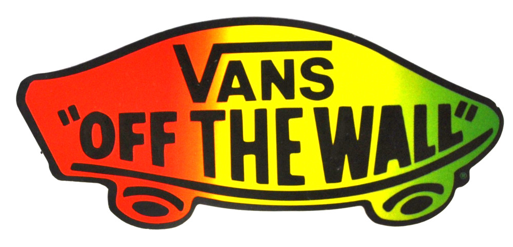 Vans Off The Wall 4 in x 1.875in Decal Classic Skateboard Assorted Designs