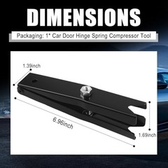 Car Door Spring Compressor Tool,Car Door Hinge Spring Tool for Doors Springs