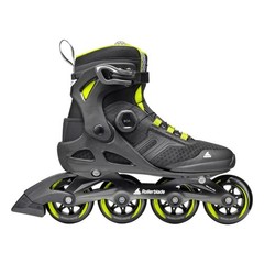 ROLLERBLADE Men’s Macroblade 84 Boa Black and Lime Roller Skates (073706001A1)