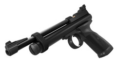 Crosman 2240 .22 Cal Air Pistol Bolt Action CO2 Pellet Gun + 250 Pellets & 5 CO2