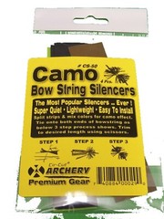4 PC PACK – RUBBER BOW STRING SILNCERS – Reduces Vibration and Noise – USA SHIP
