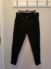 Ovation Black Full Seat Breeches – 32 Slim Secret front lining