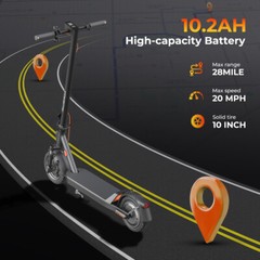 ADULT ELECTRIC SCOOTER 600W 28MILE 20MPH MAX SPEED E SCOOTER &FRONT SUSPENSION