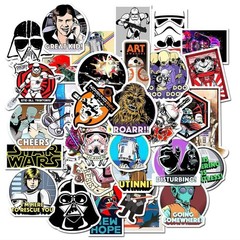 Mix 10/50 PCs StarWars Game Movie Graffiti Luggage Notebook Sticker-No Duplicate