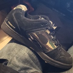 CIRCA Cannon FusionGrip Skateboarding Shoes Black Camouflage