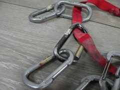 Lot of 16 Vintage Climbing Carabiners Mixed Black Diamond Kong D-Shape Screwgate