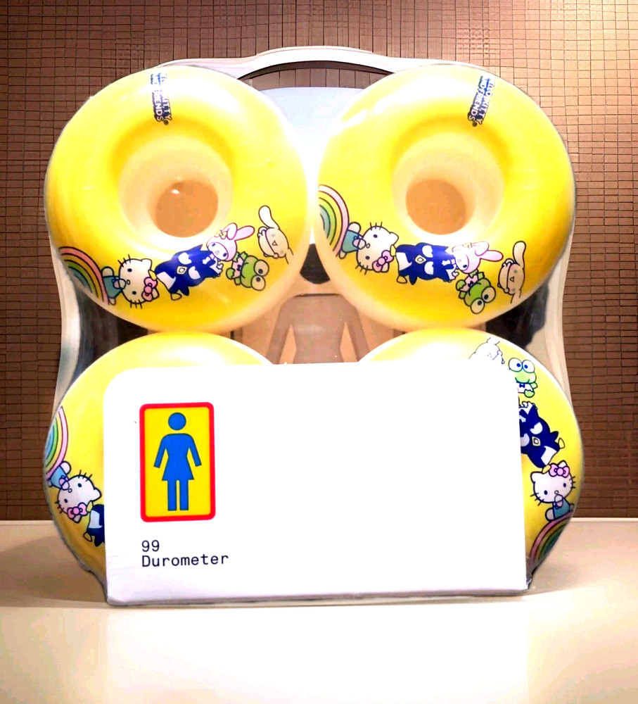 GIRL HELLO KITTY RAINBOW WHEELS 52mm Wheels