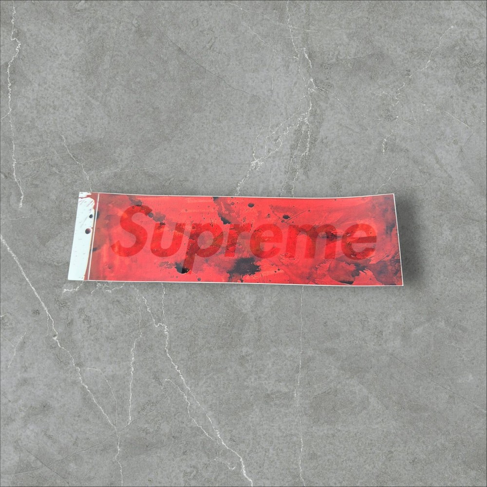 SS22 Supreme Ralph Steadman Box Logo Sticker
