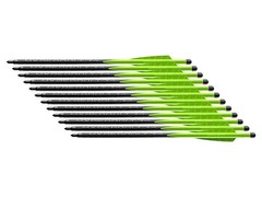 36-Pack Barnett Demun Hyperbolt – 7 inch 2 Fletch for Tri Strike Crossbow