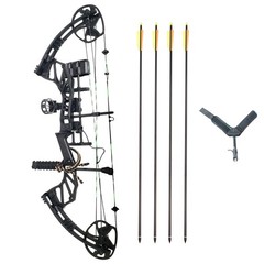 SAS Feud X 30-70 Lbs 19-31 Draw Length Compound Bow Pro Package for Hunting Fiel