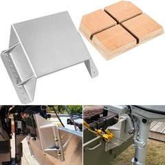 Camoo MJ-1-DP 4» Setback Jack Plate, Silver, 11-1/2″ x 10″ for Small Engines