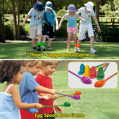 Field Day Games Outdoor Activities, Carnival Lawn Yard Picnic Family Reunion Gam