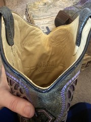 Corral Black-Purple Wing Cross Western Boots Women’s Size 9.5 – Worn Once