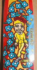 2014 KROOKED MARK GONZALES «SWEATPANTS KRAKEN SHAPED» SKATEBOARD DECK RARE