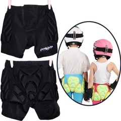 Kids Unisex Padded Snowboard Hip Protective Pants Winter Skiing Protector Shorts