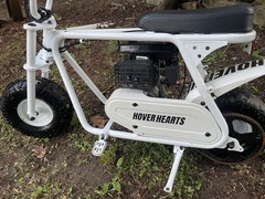 Rayhew MB001 99cc 4-Stroke Gas Off-Road Mini Motorcycle, White/Black