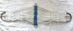 28″ WHITE CONTOURED ROPE ROPER WESTERN CINCH