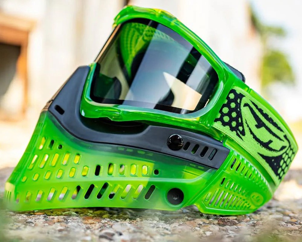 JT Spectra Proflex Paintball Mask – Lucky 15 Ice Lime (Black/Lime) | Thermal …