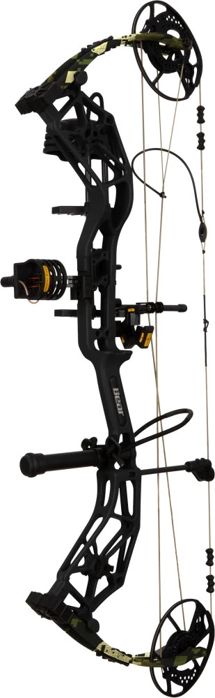 NEW BEAR Archery ALASKAN XT RTH RH 70 Black/Throwback Camo Hunting FULL PACKAGE