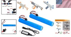High-Performance 2000mAh Lithium Battery Pack for Airsoft & Splatter Ball Toys