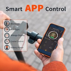 Sigravy B1 Teens electric scooter 350W 19MPH with app Flat-Free Tires 25lb Light