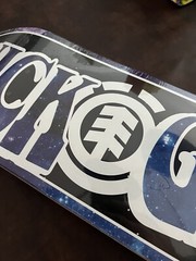 “Out There” Nick Garcia Element Glow In The Dark Skateboard Deck SZ 8.125 New!!!
