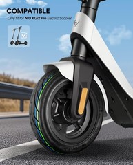 10×2.30-6.5 Highway Vacuum Tire, 10×2.3 Non-slip Tubeless Fit for NIU KQi2 Pr…