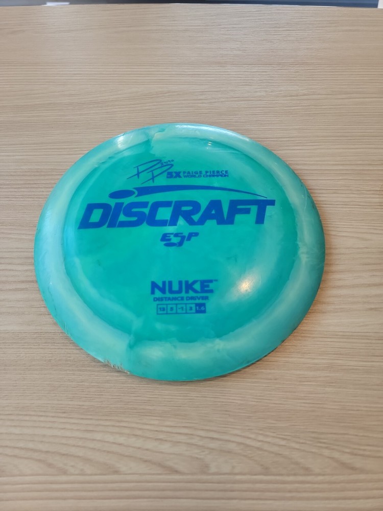 5X Paige Pierce ESP NUKE 173g Green Swirls OVERSTABLE Discraft Disc Golf Driver