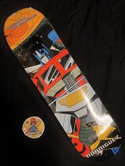 RARE SIGNED Paul Rodriguez Transformers Optimus Prime Primitive Skateboard Deck